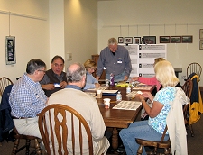 A small group at work